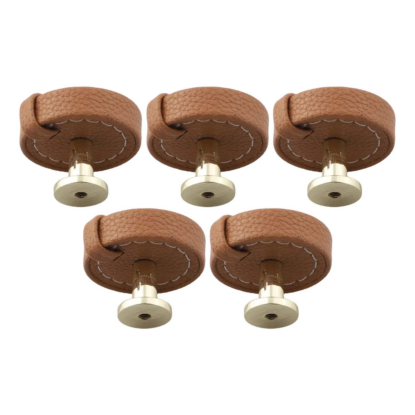 For Kitchen Cabinets Zinc Alloy Knobs Leather Drawer Pulls Stylish Furniture Pulls Sturdy Construction Stylish Furniture Accents