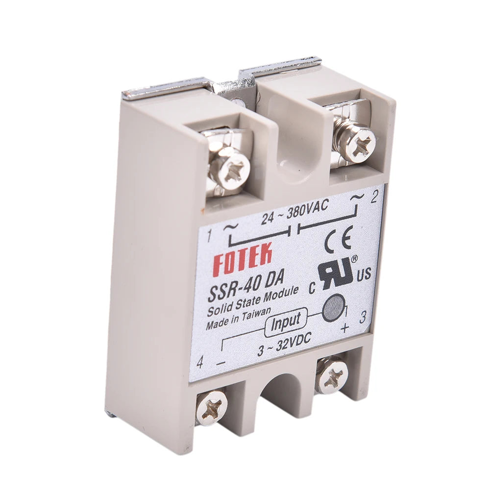 New Industrial Solid State Relay SSR 40A with Protective Flag SSR-40DA 40A DC control AC