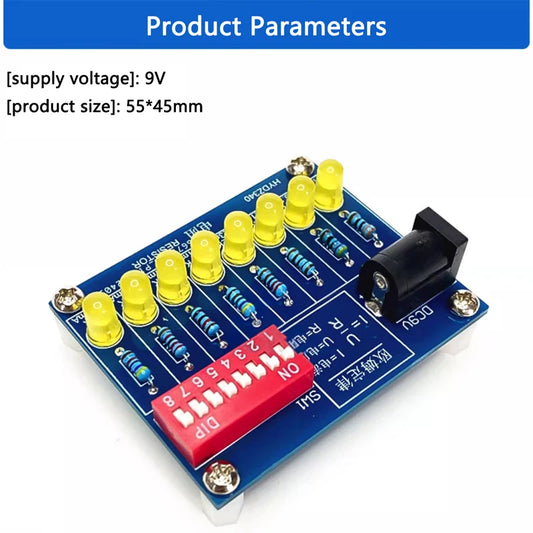 LED Lamp Current Test and Ohm’s Law Verification Board for DIY Electronics Teaching and Experiment