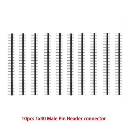 5PCS 2.54mm 1x40 Pin Female & Male Header Connector Kit for Electronics DIY