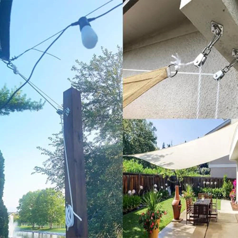 Swivel Pulley Kit M20 Pulley System Lifting Tasks Smooth Operation Easy Setup Versatile Capacity Heavy Duty Pulling Tasks