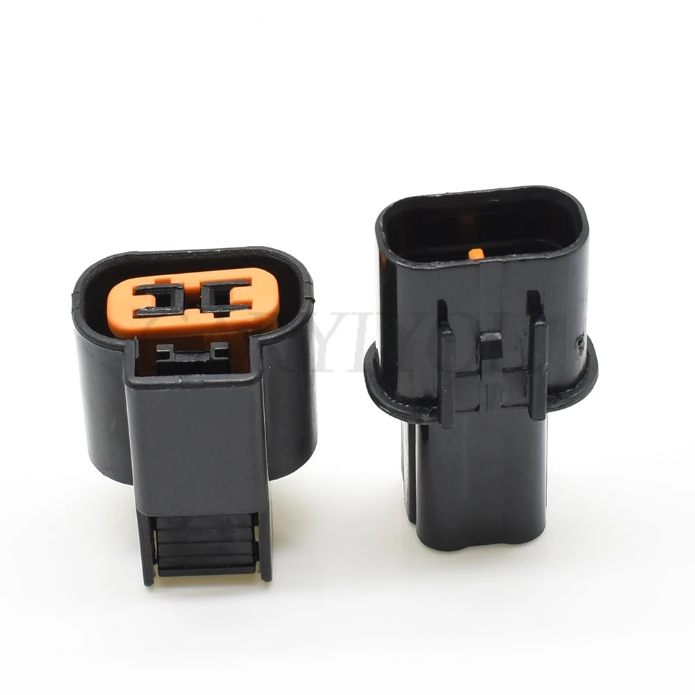 2-Pin Automotive Fog Lamp Connector — Female & Male PB621-02020 / PB625-02027 for Mitsubishi