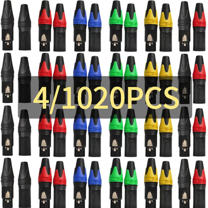 3 Pin XLR Male to Female Adapter Connector Mic Audio Plug Converter for Microphone Mixer Amplifier Sound Equipment