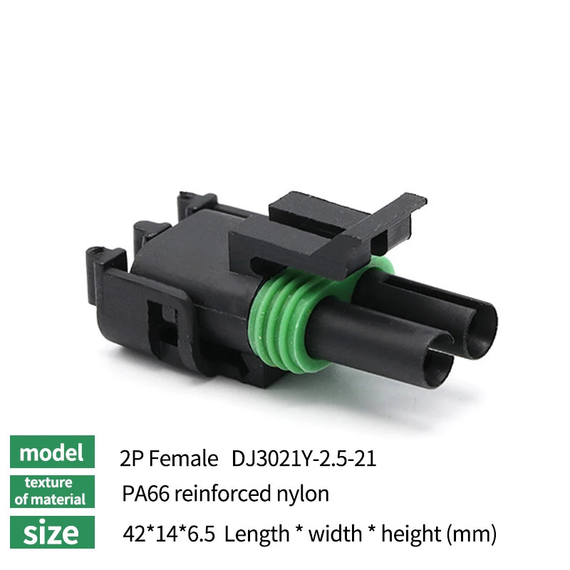 2.5 Series Waterproof Connector 1/2/3/4/6 Pin Male Female for Haltech MAP TPS GM