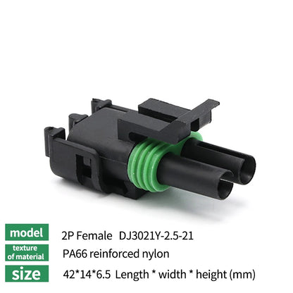 2.5 Series Waterproof Connector 1/2/3/4/6 Pin Male Female for Haltech MAP TPS GM