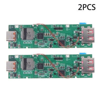21700 Battery Case Fast Charging Mini Portable Power 22.5W Fast Charging Module TFT Color Screen Digital DIY Power Bank Kit
