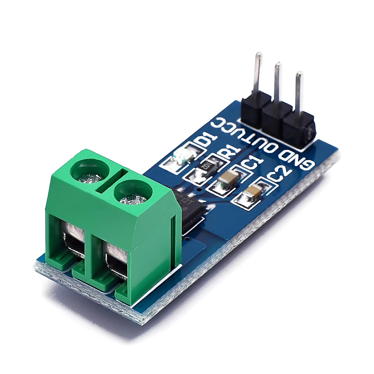 ACS712 Hall Current Sensor Module 5A/20A/30A with Power Indicator for Arduino