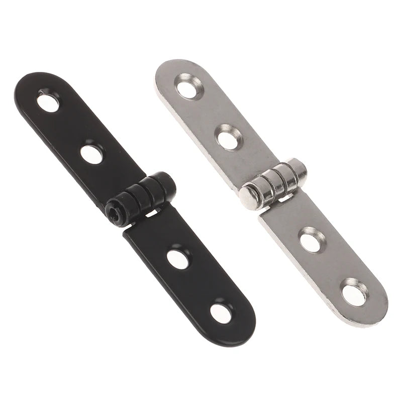 2pcs 180 Degree Screw-On Hinges For Sewing Machine Cabinet Door Hinge  Foldable Hinge Flap Furniture Hardware Accessories