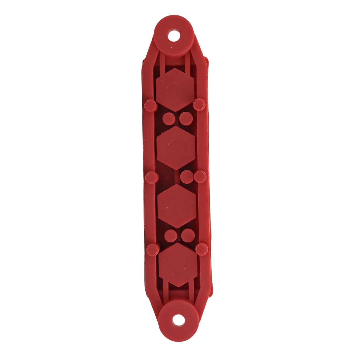 168*54mm DC Busbar Busbar Distribution Block For Power Systems Current Capacity Power Distribution Block 62.5A Rated Terminals