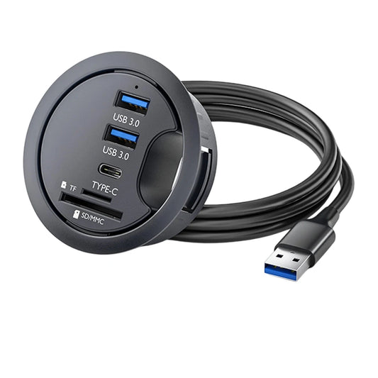 Card Reader Hub USB 3.0 Hub Versatile Connectivity 2 Ports USB 3.0 Easy Installation Enhanced Data Transfer Speeds