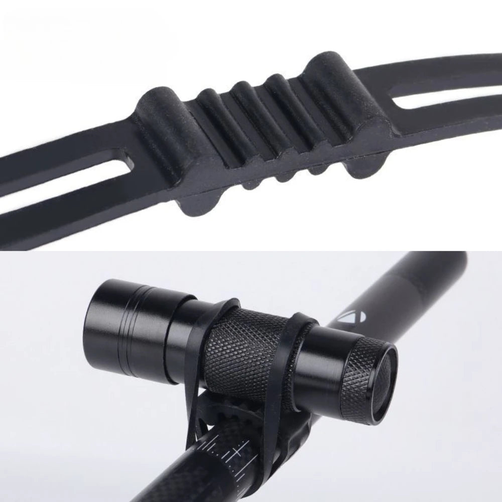 12/4pcs Bike Silicone Mount Bands Bicycle Light Rubber Straps Clip for Headlight Taillight Fixing Universal Bike Accessories