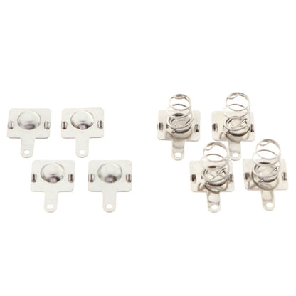 10 Pairs Battery Spring Contact Replacement Metal Batteries Spring Contact Plate For AA AAA Batteries