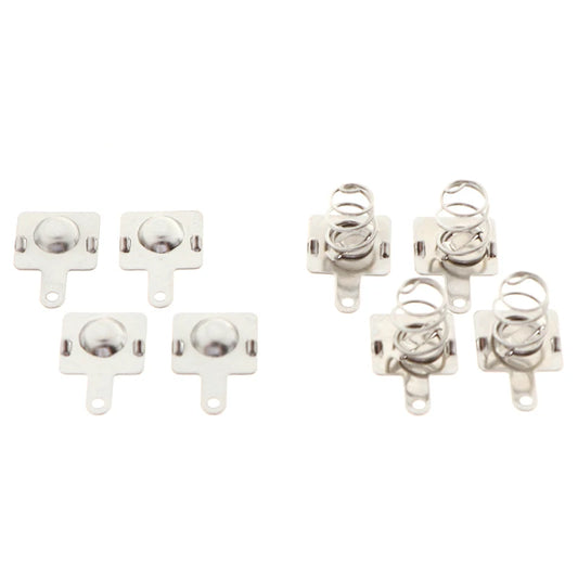 10 Pairs Battery Spring Contact Replacement Metal Batteries Spring Contact Plate For AA AAA Batteries
