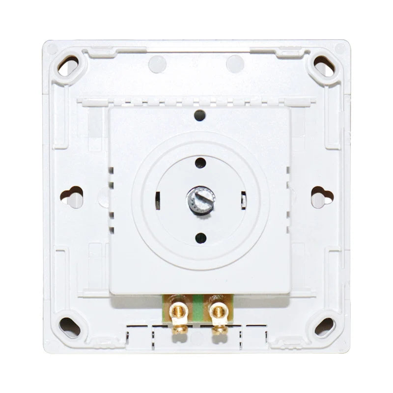 New 1PC Plastic AC220V 10A 15W-300W White 86Type Ceiling Fan Adjustment Stepless Speed Controller Wall Switch
