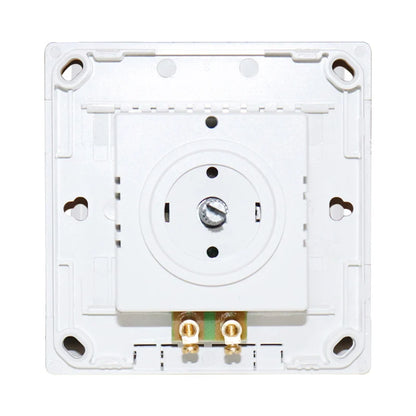 New 1PC Plastic AC220V 10A 15W-300W White 86Type Ceiling Fan Adjustment Stepless Speed Controller Wall Switch