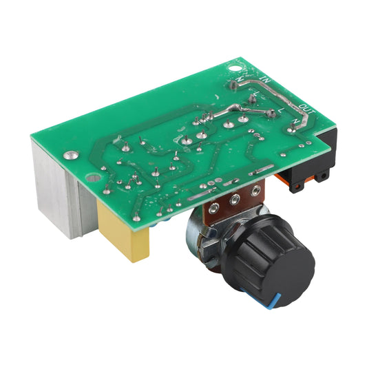 AC 220V 4000W SCR Motor Speed Controller Voltage Regulator Module with High Power Control and Surge Absorption
