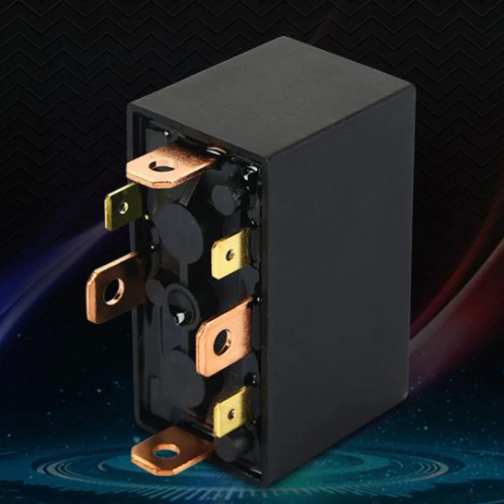 1PCS Winch Relay Contactor 12V 80A/100A 7-pin Automotive Relay 50x30x40 Black For ATV UTV Durable Electrical Equipment Parts