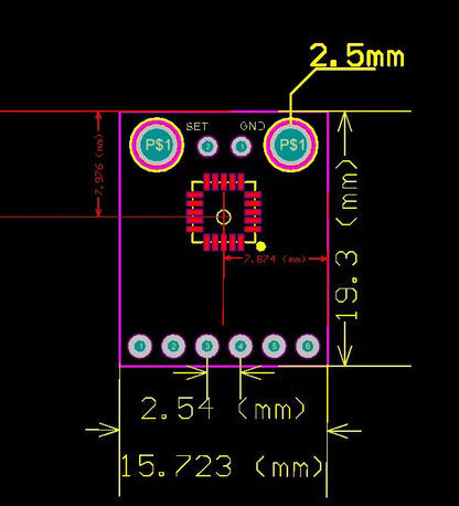 GY-AS7 Series Color and Spectrometer Sensor Module for Visible and Infrared Light