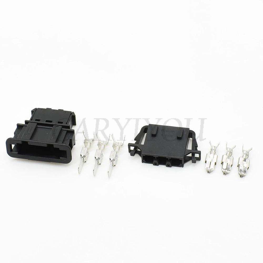 3-Pin AC Blower Motor Connector 1J0972752 1J0972762 DJ70339B-6.3 PA66 for VW Audi POLO LaVida