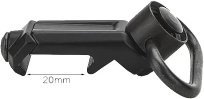 Tactical Quick Detach RSA GBB Buckle QD Sling Steel Mount Attachment Adapter Fit 20mm Rail Hunting Tool Buckle Clip Accessories