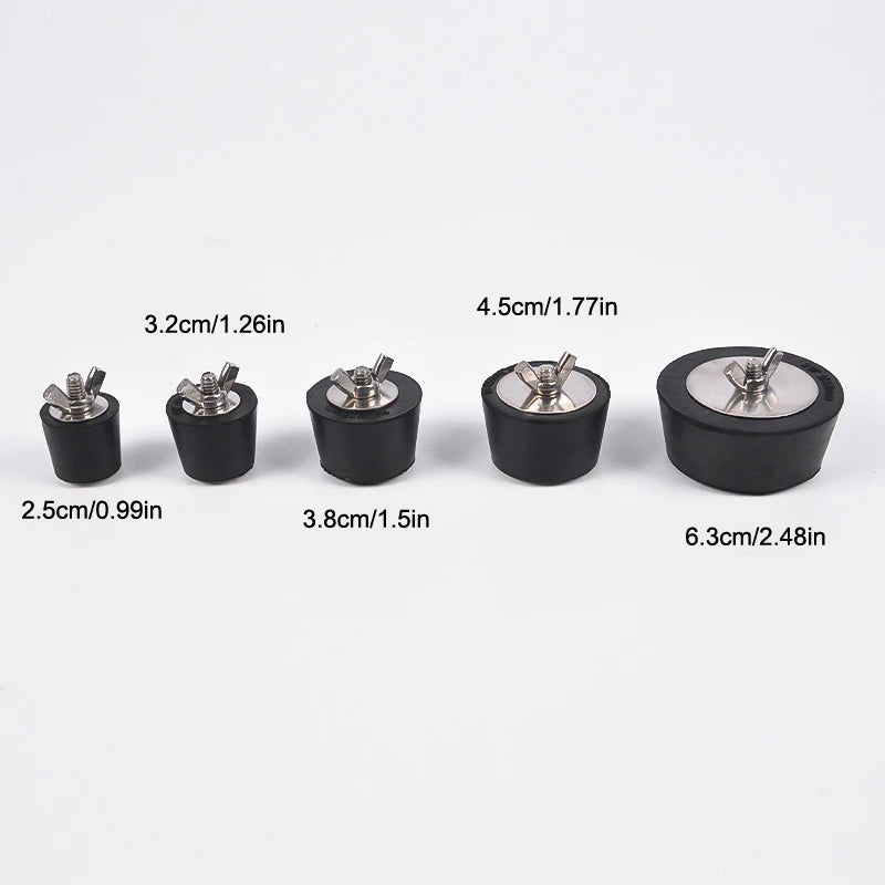 Swimming Pool Winter Expansion Plugs With SS Screw Pool Winterizing Plug Premium 1" To 2.5",PVC/Steel Expansion Pipe Plug
