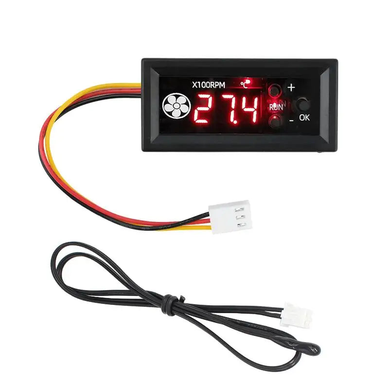 12V PWM Fan Speed Controller Digital Display Temperature Control