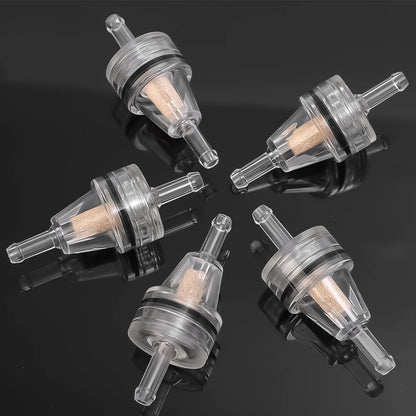 1/4pcs Motorcycle Fuel Filter Universal Gas Inline Fuel Filter Engine Inline Gasoline Filters Scooter Filter Tool for Kawasaki
