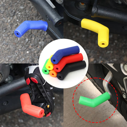 Universal Motorcycle Gear Shift Lever Cover – Rubber Shifter Boot Protector Anti-Scuff Guard for Moto Accessories