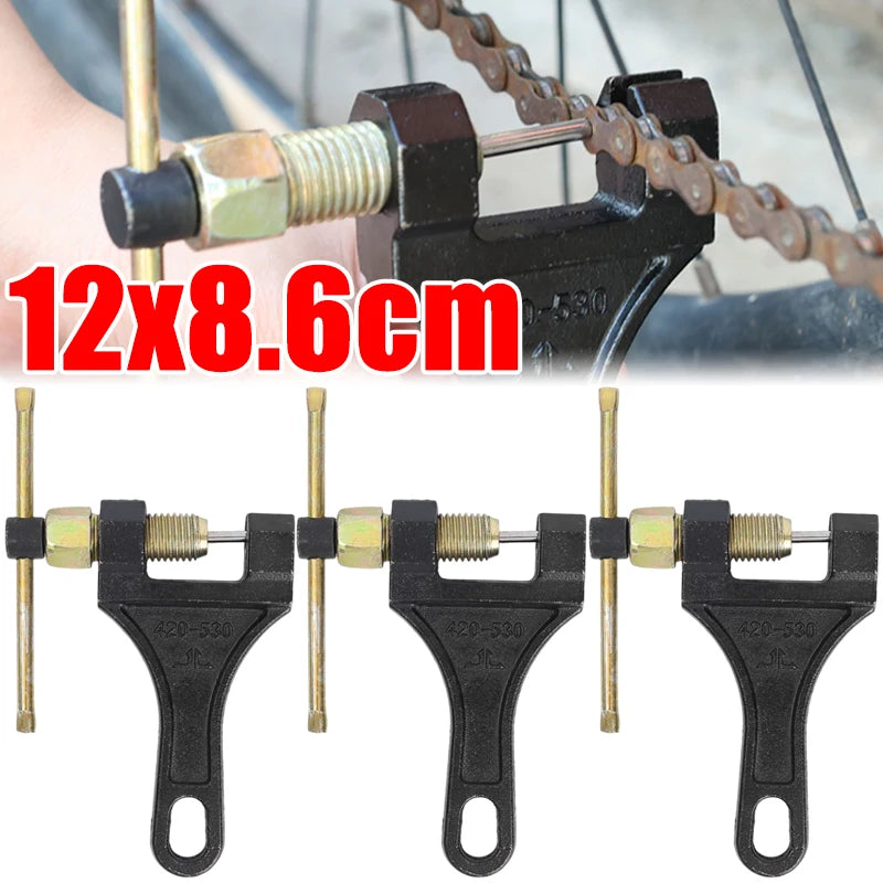 420-530 Chain Breaker Cutter Splitter Tool Motorcycle Link Remover Repair Kit Heavy Duty Forged Steel for ATV Dirt Bike Go Kart