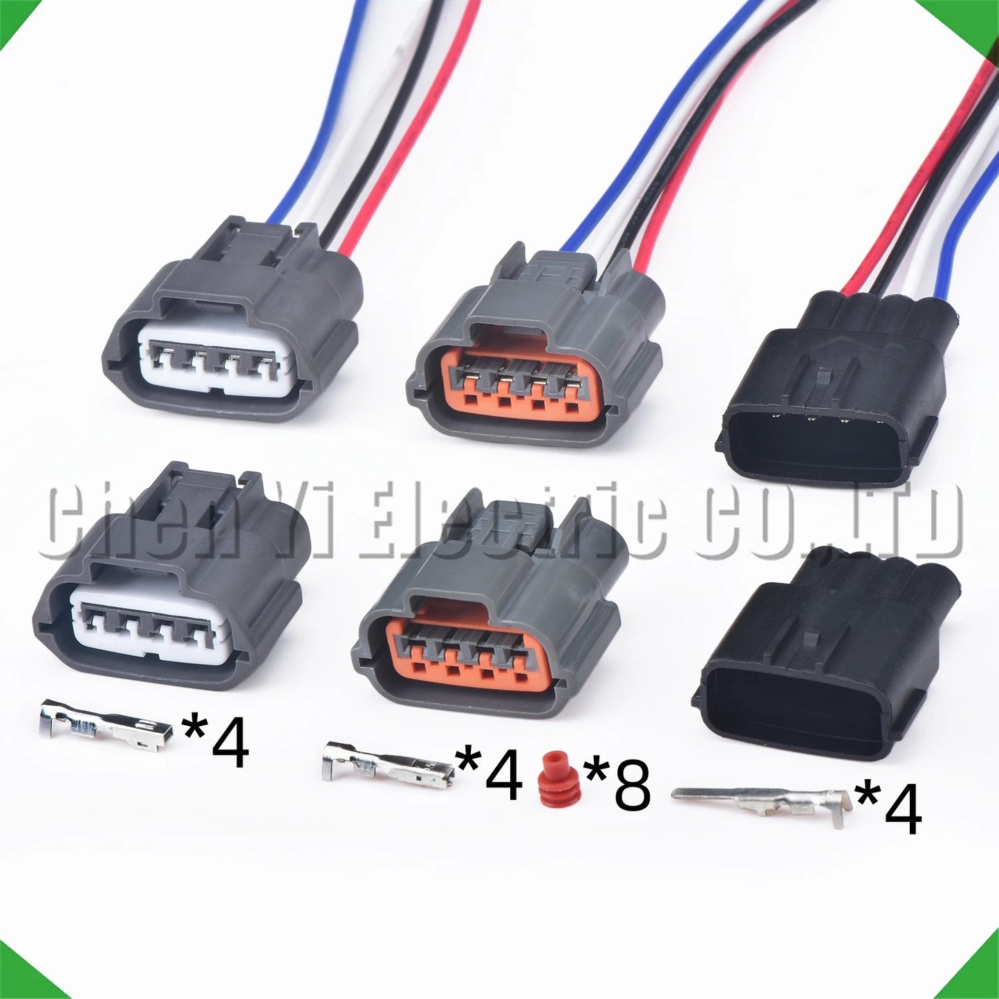 4 Pin Pump Pressure Sensor Connector 6189-0781 6098-0144 For Nissan Cummins