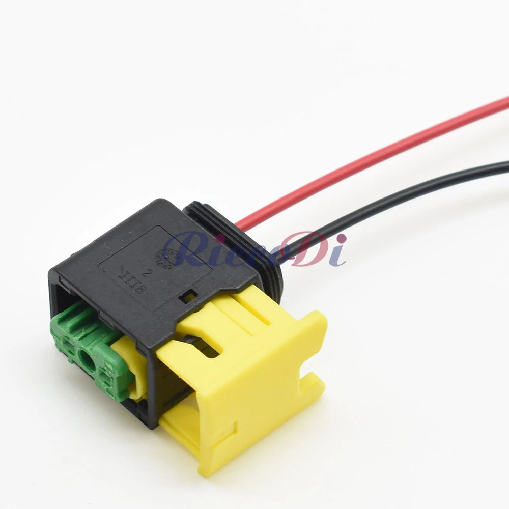 3 Pin 1.5 Series AC Assembly High Temperature Resistance Connector 3-1418448-1 Green New Energy Wire Cable Socket