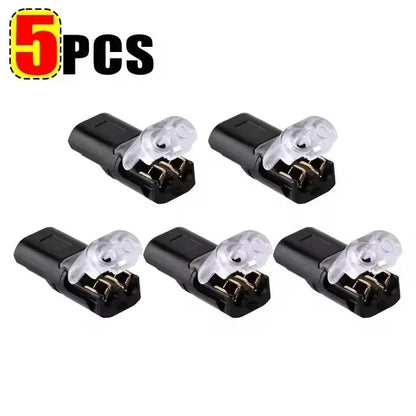 2 Pin Automotive Waterproof Connector Wire Terminal ABS 18-22AWG 300V 10A