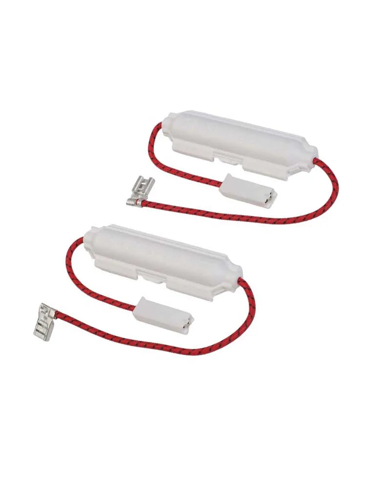 Microwave Oven Fuse Holder with 5KV High Voltage Fuses 0 65 to 0 9A Current Range Includes 2 Replacement Pieces