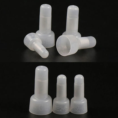 100/250Pcs Nylon Insulated Closed End Crimp Terminals – 22-16 / 16-14 / 12-10 Gauge Wire Crimp Cap Connector Kit