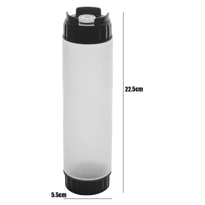 16oz Double Ended Sauce Squeeze Bottle Salad Dressing Dispenser