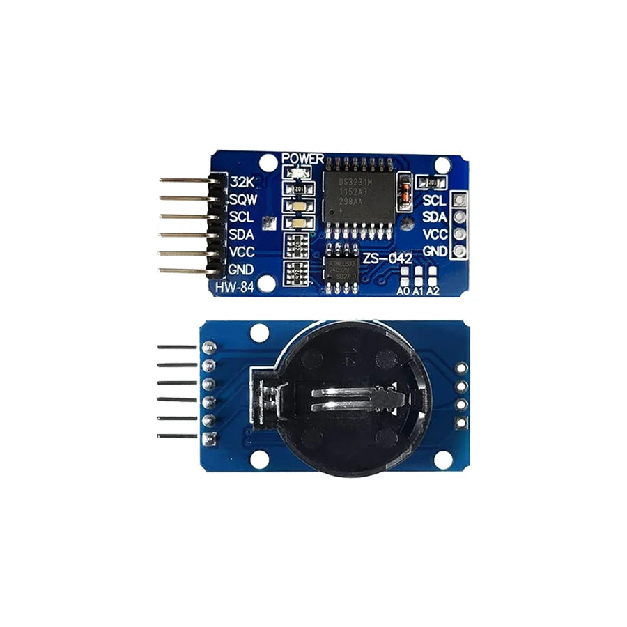 DS3231 IIC RTC Module with AT24C32 Memory Precision Clock for Arduino and Raspberry Pi DIY Projects