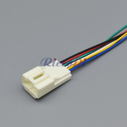6 Pin Female Male Automotive Rear View Camera Wire Socket Connector 7282-8663 7283-8660
