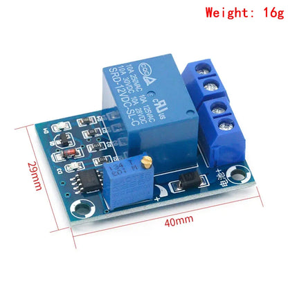 DC 12V Battery Undervoltage Protection Module Low Voltage Cut-Off Automatic Recovery Controller