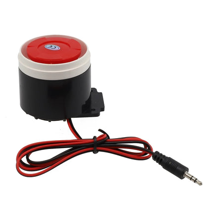Home Security Loud Siren 120dB with DC 12V and 24V Power Support Indoor Alarm for Offices Warehouses and Shopping Centers
