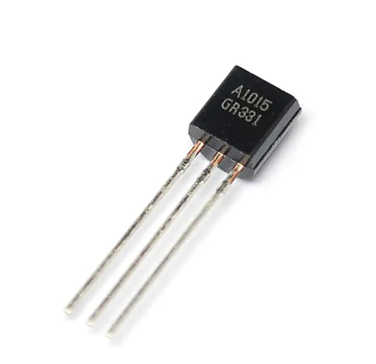 2SA1015 / A1015 PNP Transistor — TO-92, 50V 150mA, Audio Preamp, Low Noise (50-Pack)