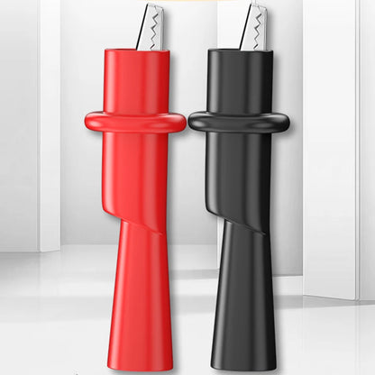 High Voltage Clips Test Leads Testing Equipment Versatile Connection Soldered Joints Ergonomic Grip For Multimeter Probes