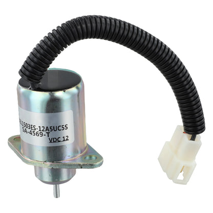 Excavator Replacement 12V Flameout Valve Rigorous Testing Standards Flameout Solenoid Valve Connector Construction Site
