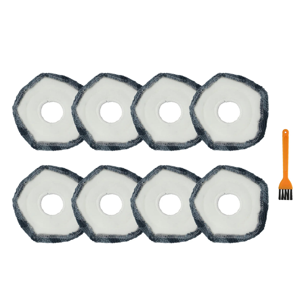 Daily Maintenance 13.5*13 Cm Robot Vacuum Pads Easy Install Vacuum Cleaner Pads Vacuumcleaner Versatile Pack Options