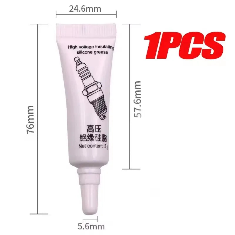 High Voltage Silicone Grease for Spark Plug Ignition Coil Insulation 5g