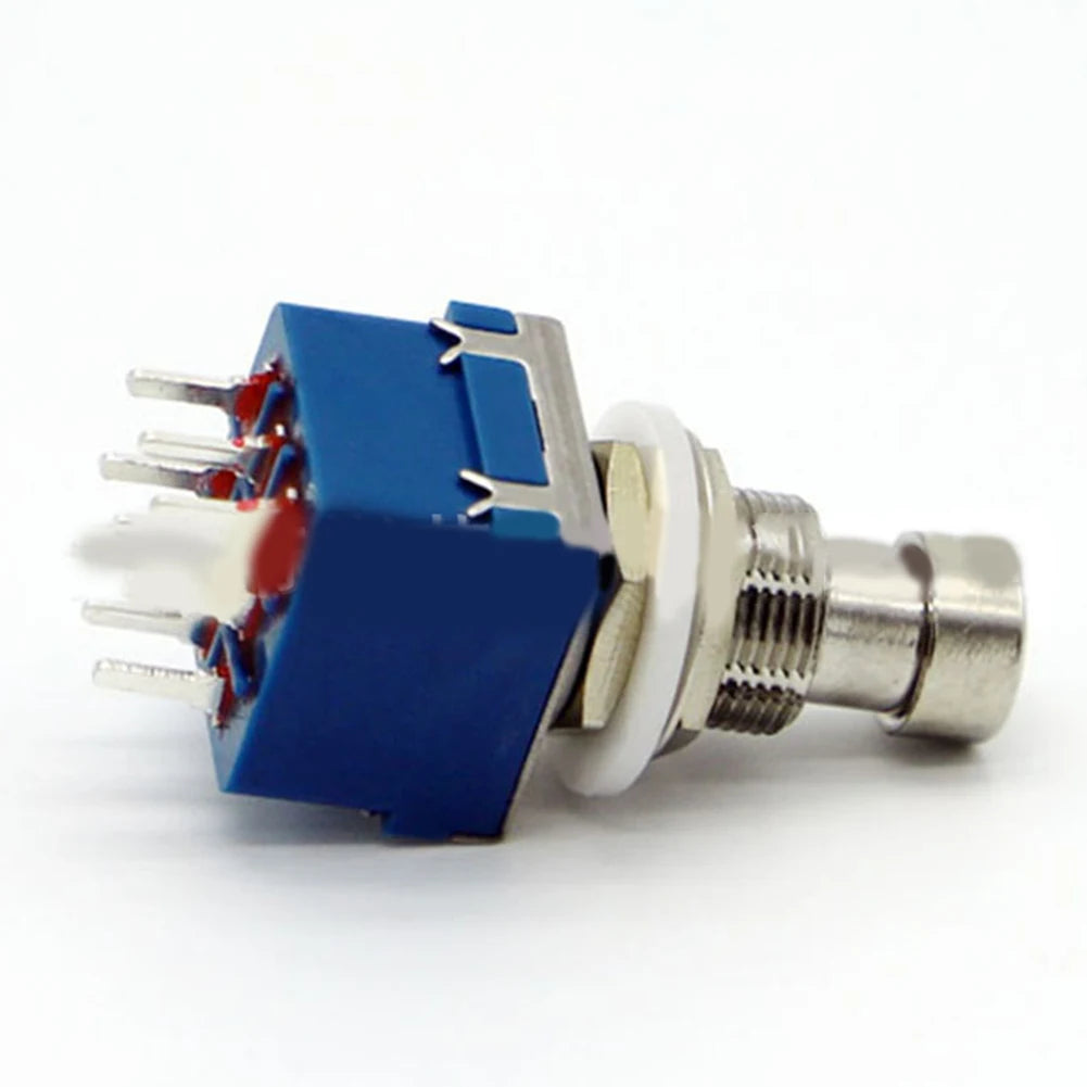 3PCS PCB Button Switchs 3PDT Foot Switch Guitar Switch Direct Conversion Switch User-friendly Design Electrical Equipment