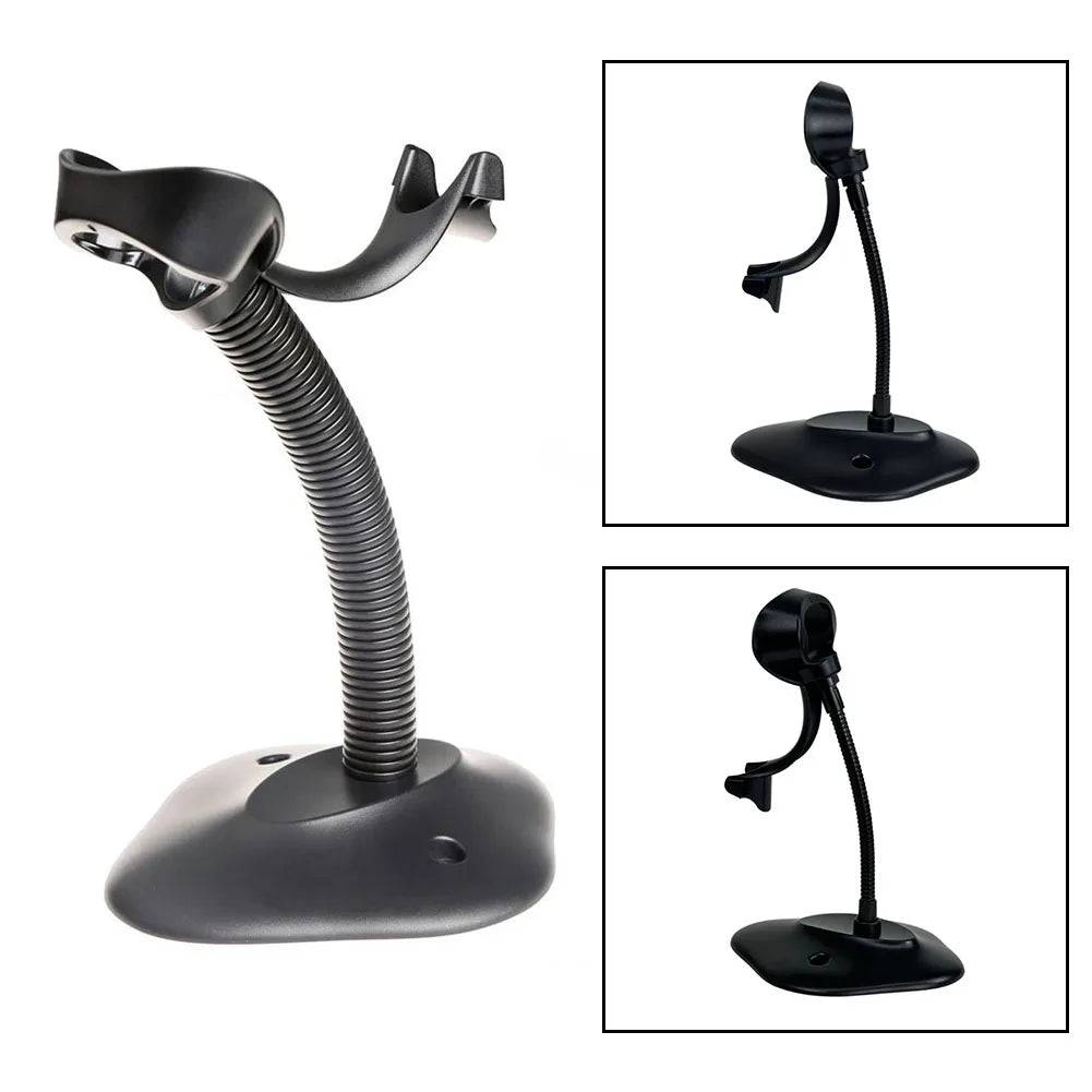1 Pcs ABS Scanner Stand For Zebra Scanners LS2208 DS2208 DS4308 DS4608 Hands-Free Gooseneck Mount With Snap-on Design