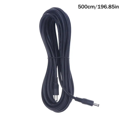 Male Plug to Male Power Supply Adapter Wire for LED Light Speaker J60A DC5521 to DC5521 Cable 18AWG DC5.5mm x 2.1mm