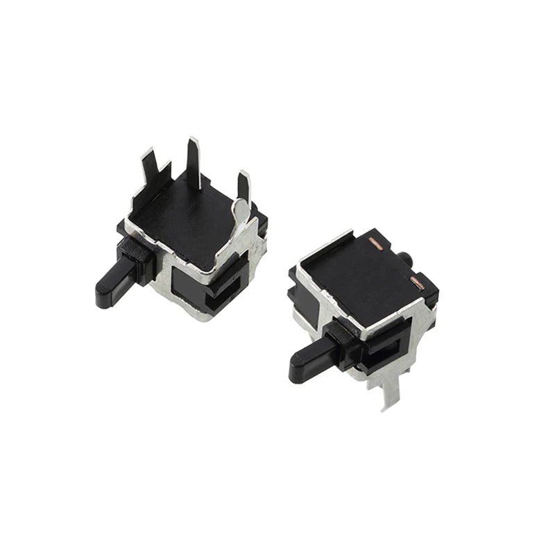 10Pcs Reset Detection Button Four Feet KFC-W-07F KFC-W4-05 4Pins Micro Limit Switch Bracket Game Accessories
