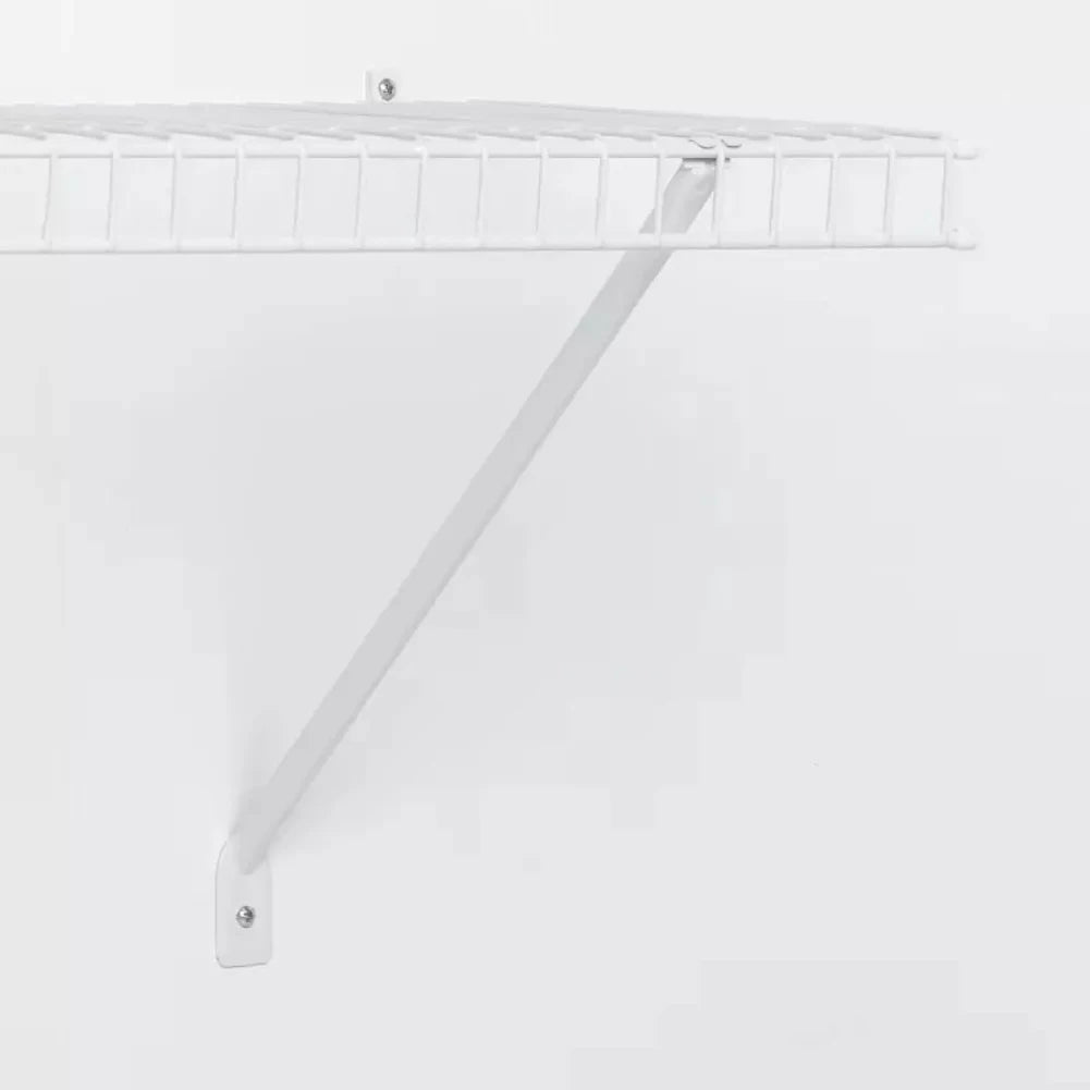 3 Pack Metal For Wire Shelf Support Brackets for Closets Built to Provide Strong Support with Enhanced Load Capacity