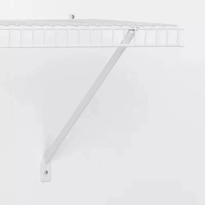 3 Pack Metal For Wire Shelf Support Brackets for Closets Built to Provide Strong Support with Enhanced Load Capacity